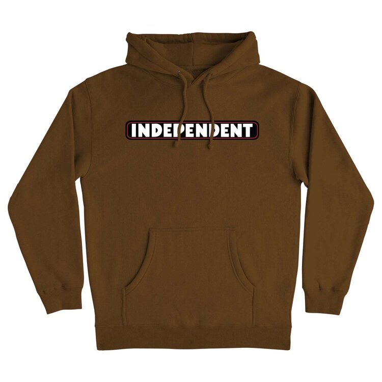 Independent Independent Bar Logo Hood (Mens) | Brown
