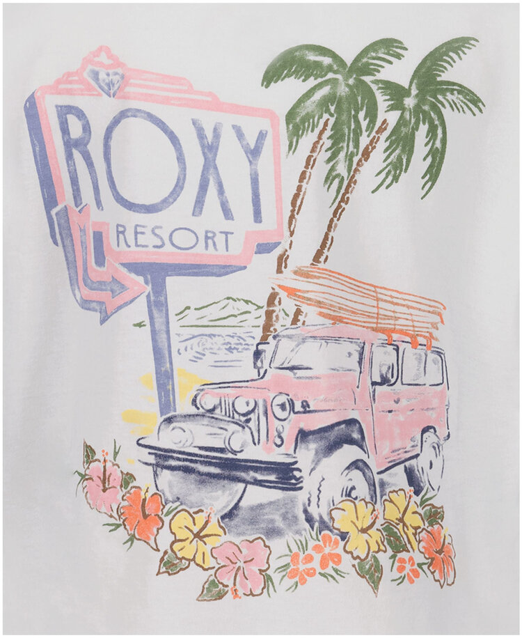 Roxy Roxy Resort Tee (Youth) | Coconut Milk