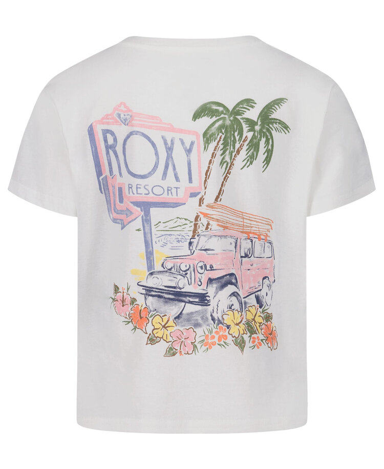 Roxy Roxy Resort Tee (Youth) | Coconut Milk