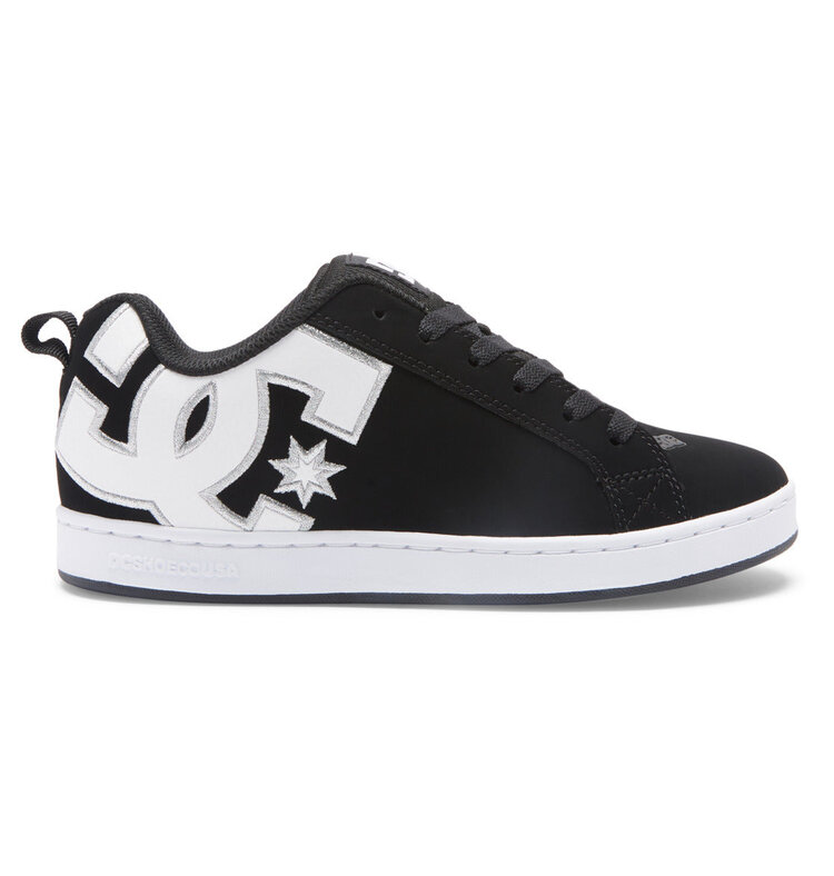 DC Dc Court Graffik (Womens) | Black/White Stencil