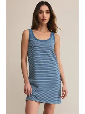 Z Supply Z Supply Mathis Striped Mini Dress | Vintage Indigo