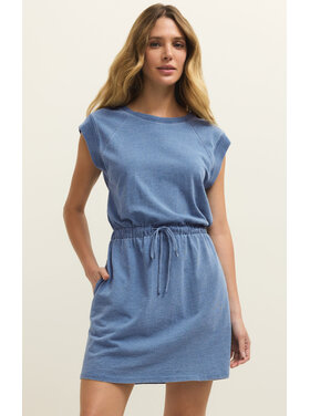 Z Supply Z Supply Kalani Jersey Denim Dress | Santorini Indigo