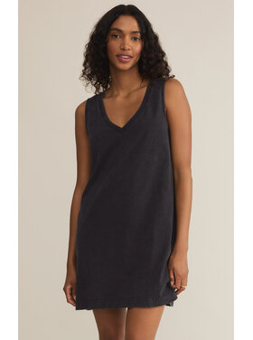 Z Supply Z Supply Sloane V-Neck Mini Dress | Black