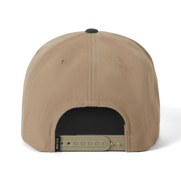 Brixton Brixton Oath Iii Snapback (Mens) | Khaki/Primal Green