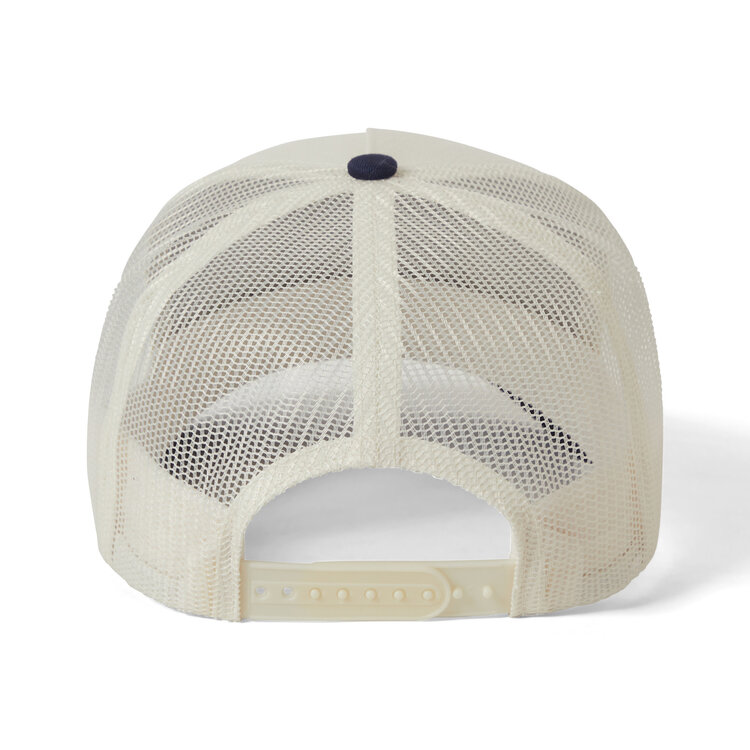 Brixton Brixton Hubal C Np Mp Trucker Hat (Mens) | Off White/Midnight Blue