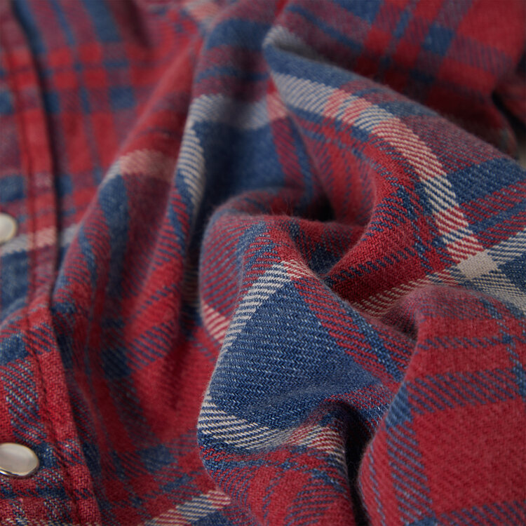 Brixton Brixton Waylon Lw Overshirt (Mens) | Denim Plaid