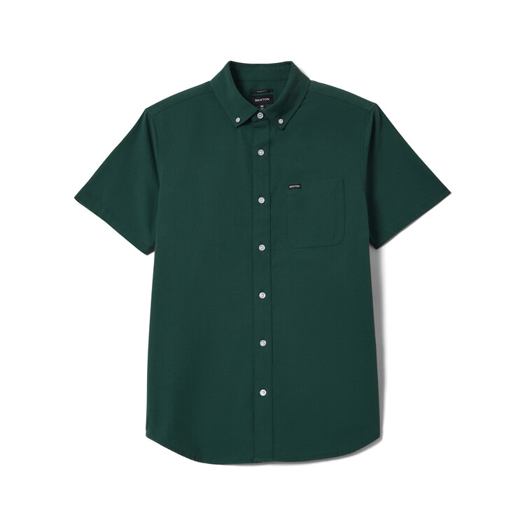 Brixton Brixton Sanford Oxford S/S Wvn (Mens) | Primal Green