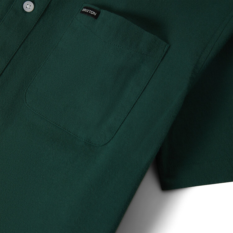 Brixton Brixton Sanford Oxford S/S Wvn (Mens) | Primal Green