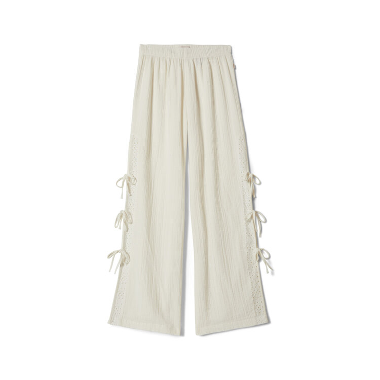 Brixton Brixton Seaside Eyelet Wide Leg Pant (Womens) | Off White Eyelet