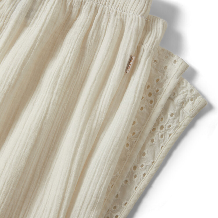 Brixton Brixton Seaside Eyelet Wide Leg Pant (Womens) | Off White Eyelet