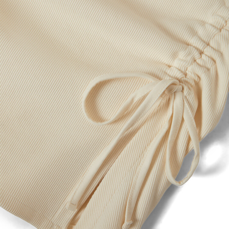 Brixton Brixton Ribbed Cinch Mini Dress (Womens) | Black/Off White