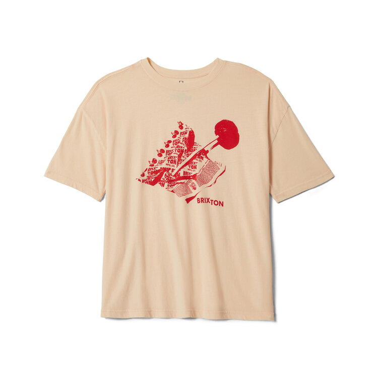 Brixton Brixton Sweet Treat Oversized Bf Tee (Womens) | Whitecap