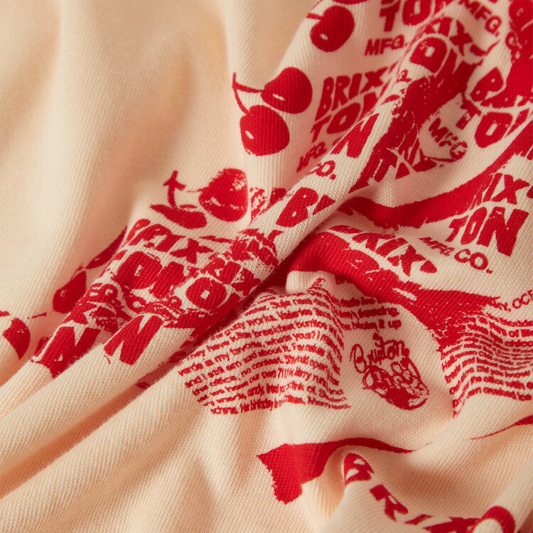 Brixton Brixton Sweet Treat Oversized Bf Tee (Womens) | Whitecap