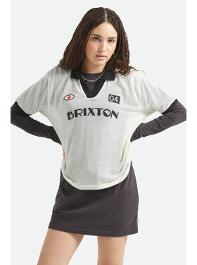 Brixton Brixton Varsity Tee (Womens) | Off White/Black