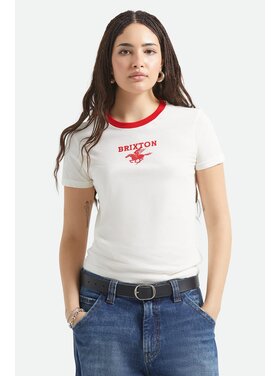 Brixton Brixton Pegasus Slim Crew Tee (Womens) | Vintage White