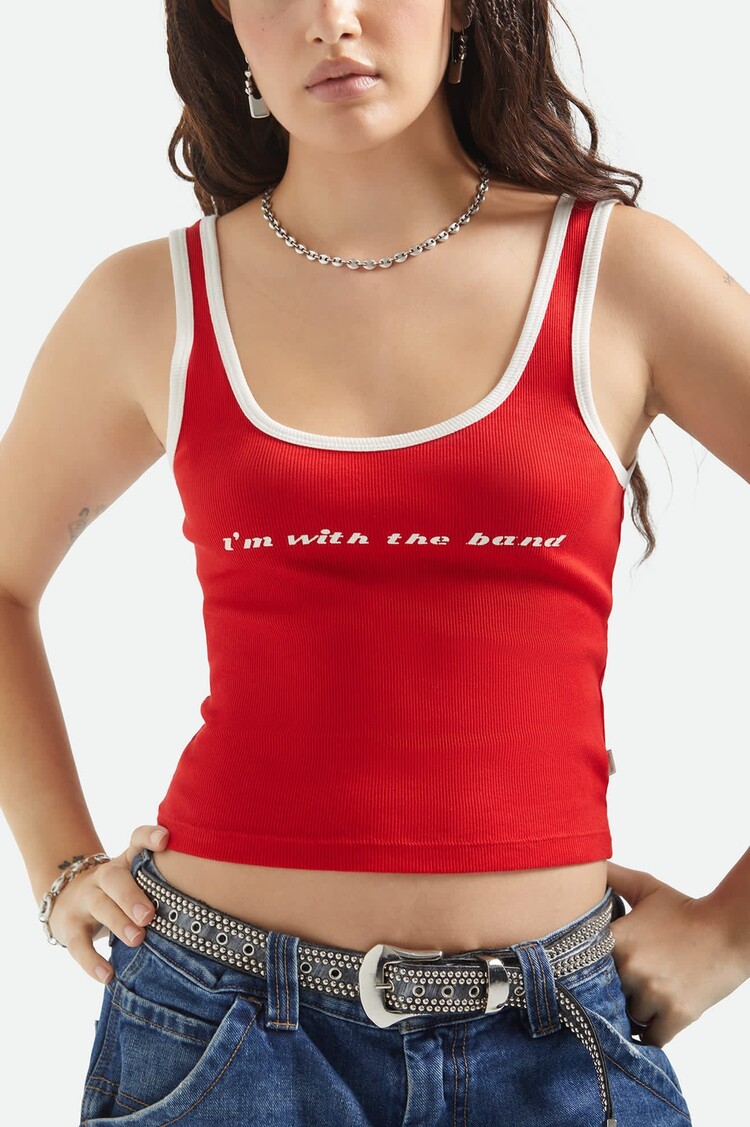 Brixton Brixton Im With The Band Ringer Tank (Womens) | Adrenaline Rush