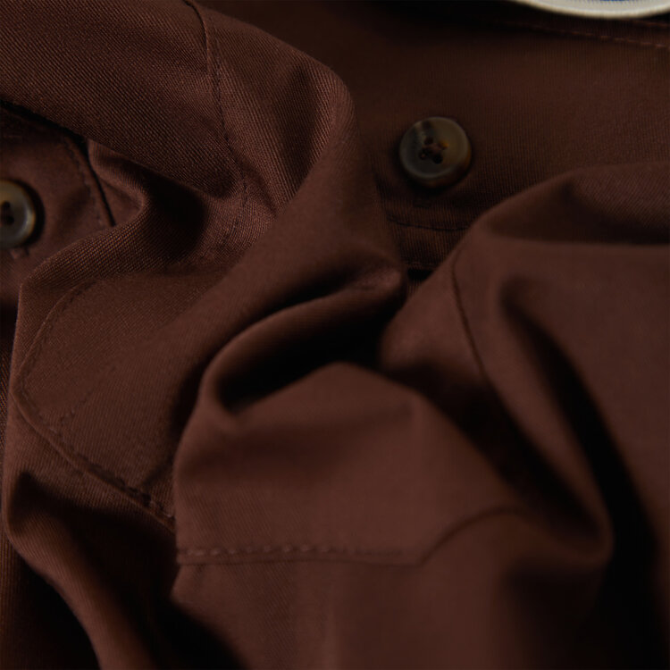 Brixton Brixton Builders Olson S/S Wvn (Mens) | Chocolate