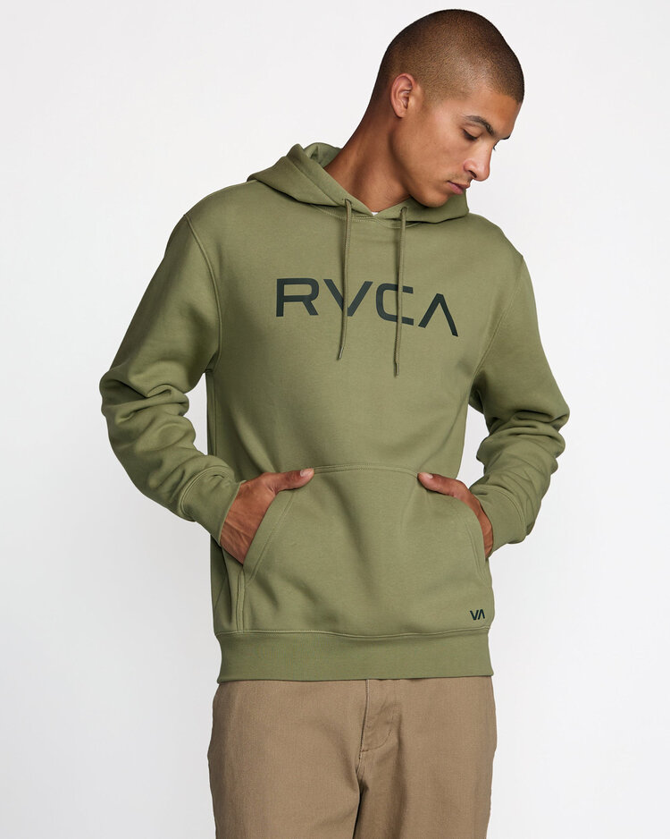 RVCA Rvca Big Rvca Hoodie (Mens) | Ranger Green