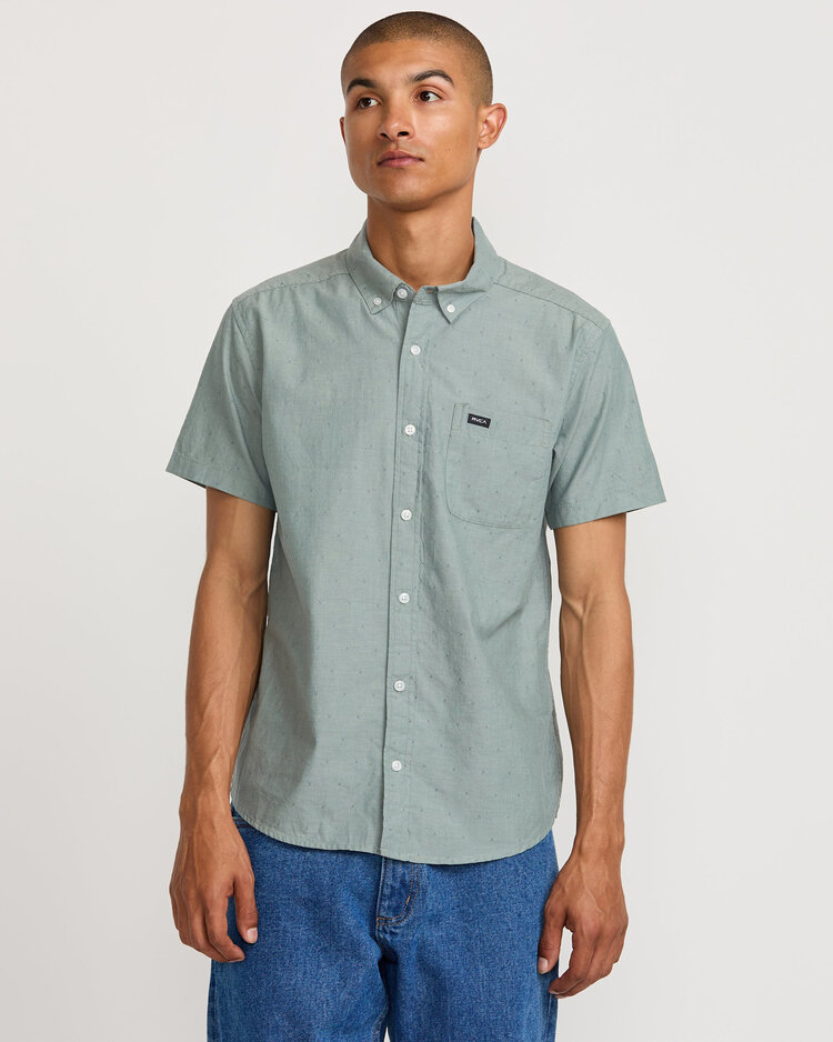 RVCA Rvca Thatll Do Dobby Ss (Mens) | Balsam Green