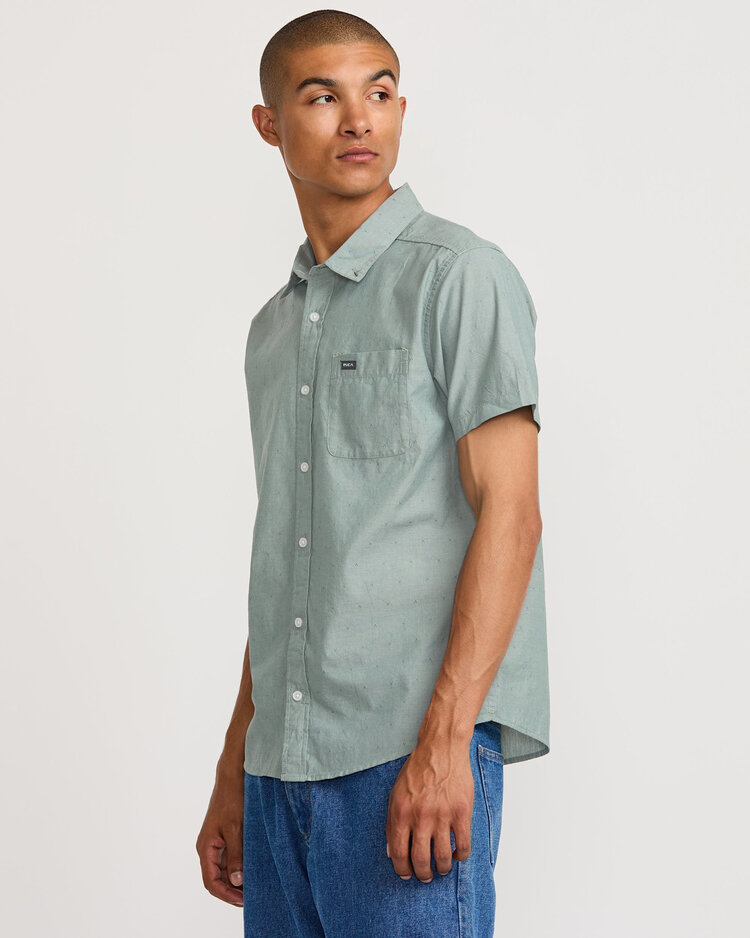 RVCA Rvca Thatll Do Dobby Ss (Mens) | Balsam Green