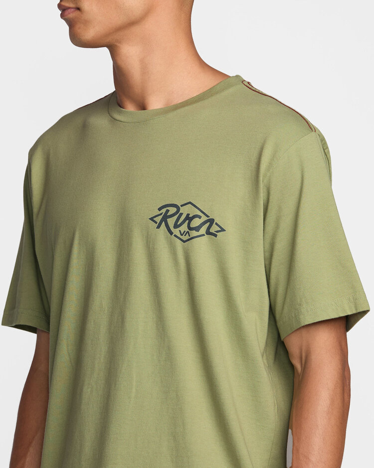 RVCA Rvca Ranch Seal Ss (Mens) | Ranger Green