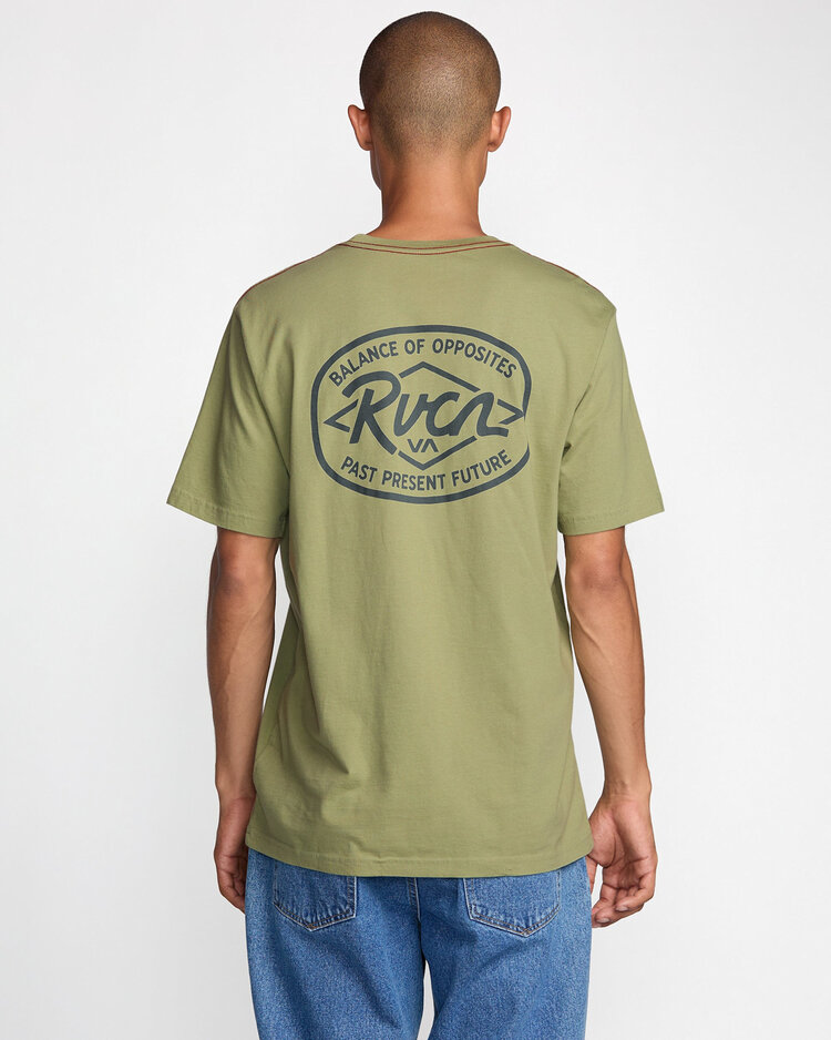RVCA Rvca Ranch Seal Ss (Mens) | Ranger Green