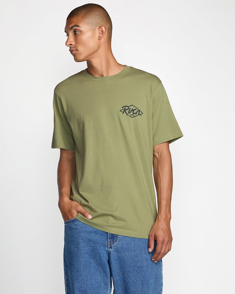 RVCA Rvca Ranch Seal Ss (Mens) | Ranger Green