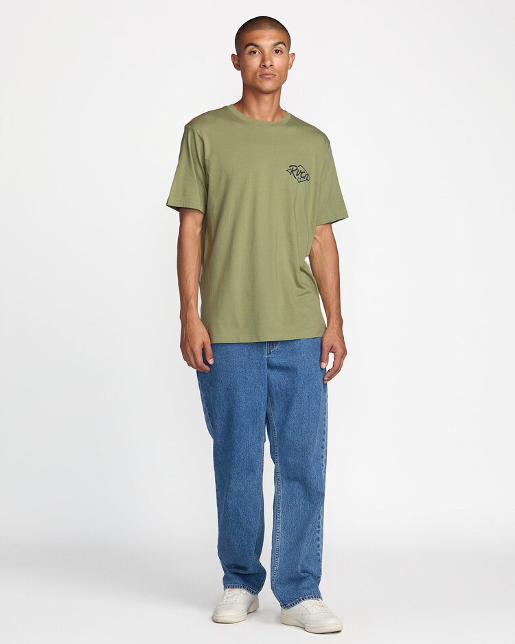 RVCA Rvca Ranch Seal Ss (Mens) | Ranger Green