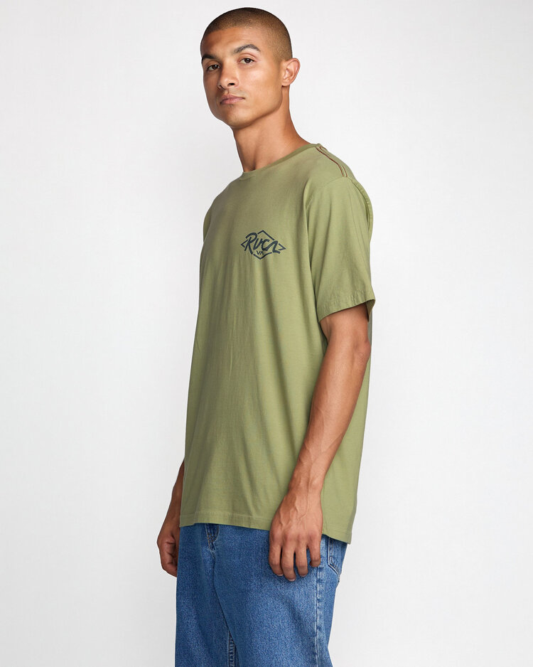RVCA Rvca Ranch Seal Ss (Mens) | Ranger Green