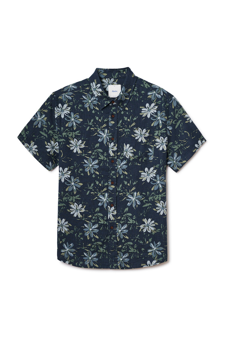 Katin Katin Petals Shirt (Mens) | Sea Storm