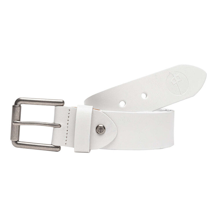 Red Dragon Supply Rds Genuine Leather Belt | White