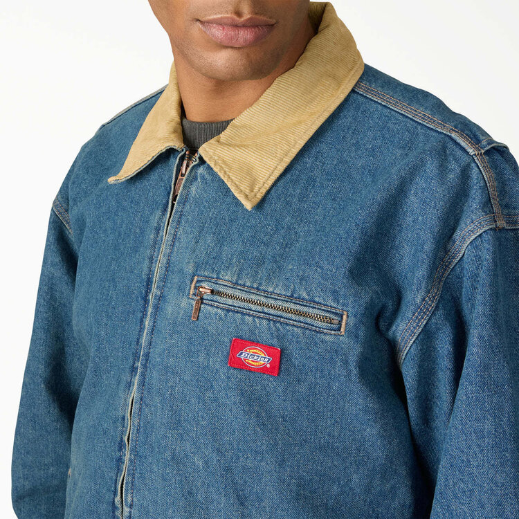 Dickies Dickies Denim Painter Jacket (Mens) | Khaki Tinted Blue