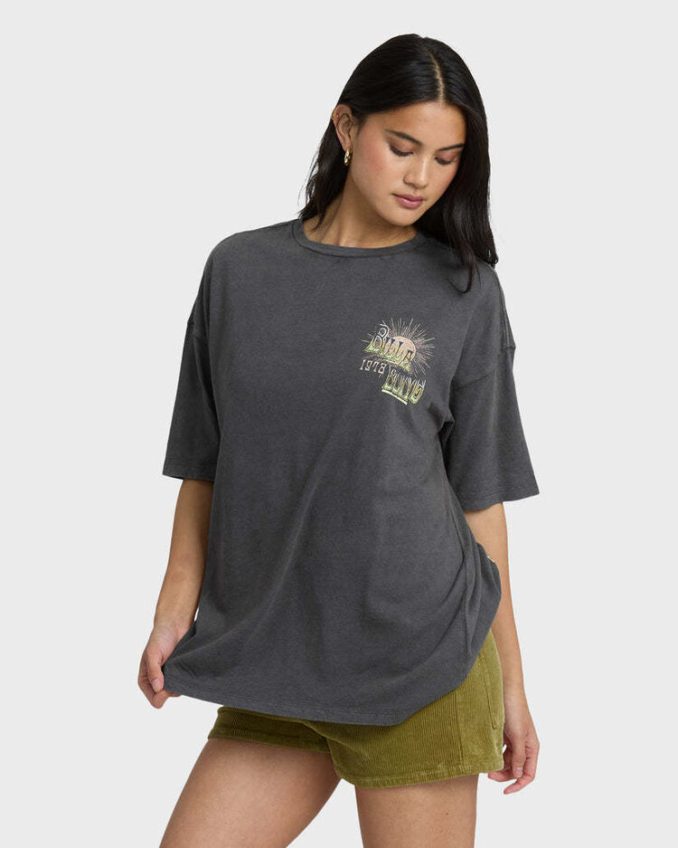 Billabong Billabong Sun Chasing Ss Tee (Womens) | Off Black