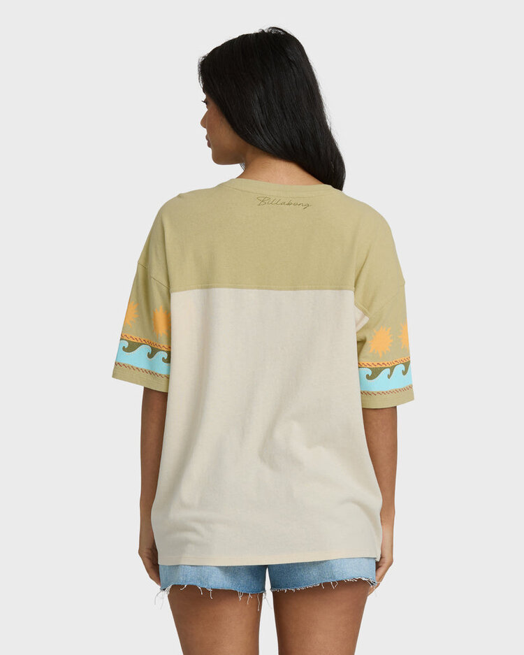 Billabong Billabong Split Palm Ss Tee (Womens) | White Cap