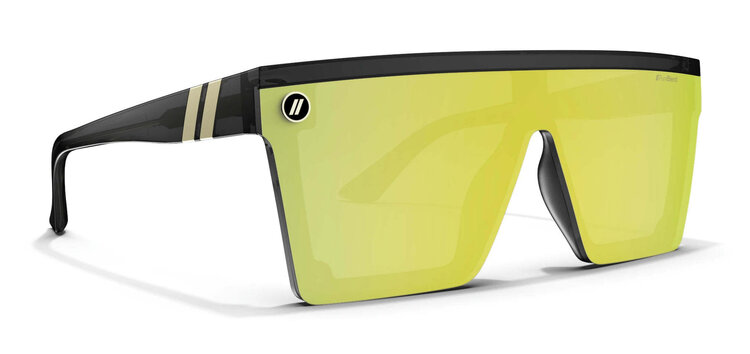 BLENDERS Blenders Providence Dx Black/Gold | Gold Yellow Polarized