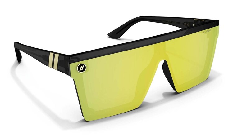 BLENDERS Blenders Providence Dx Black/Gold | Gold Yellow Polarized