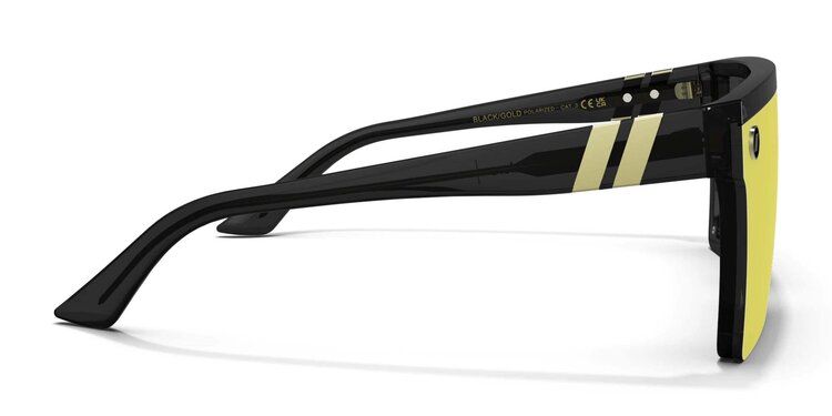 BLENDERS Blenders Providence Dx Black/Gold | Gold Yellow Polarized