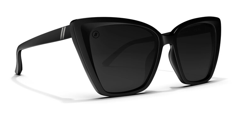 BLENDERS Blenders Isla Jet Black |  Smoke Polarized