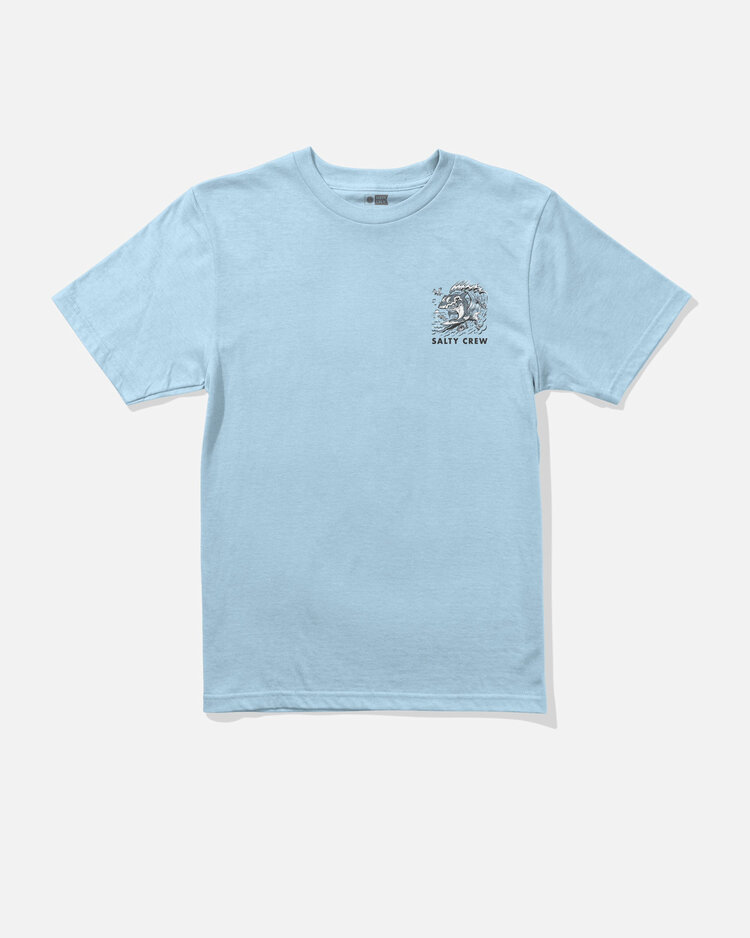 Salty Crew Salty Crew Surf Shark Ss Tee (Youth) | Clear Sky