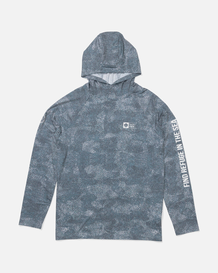 Salty Crew Salty Crew Mariner Lite Uv Hood (Mens) | Dark Navy