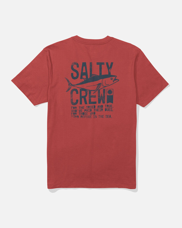 Salty Crew Salty Crew Tried And True Ss Tee (Mens) | Washed Red