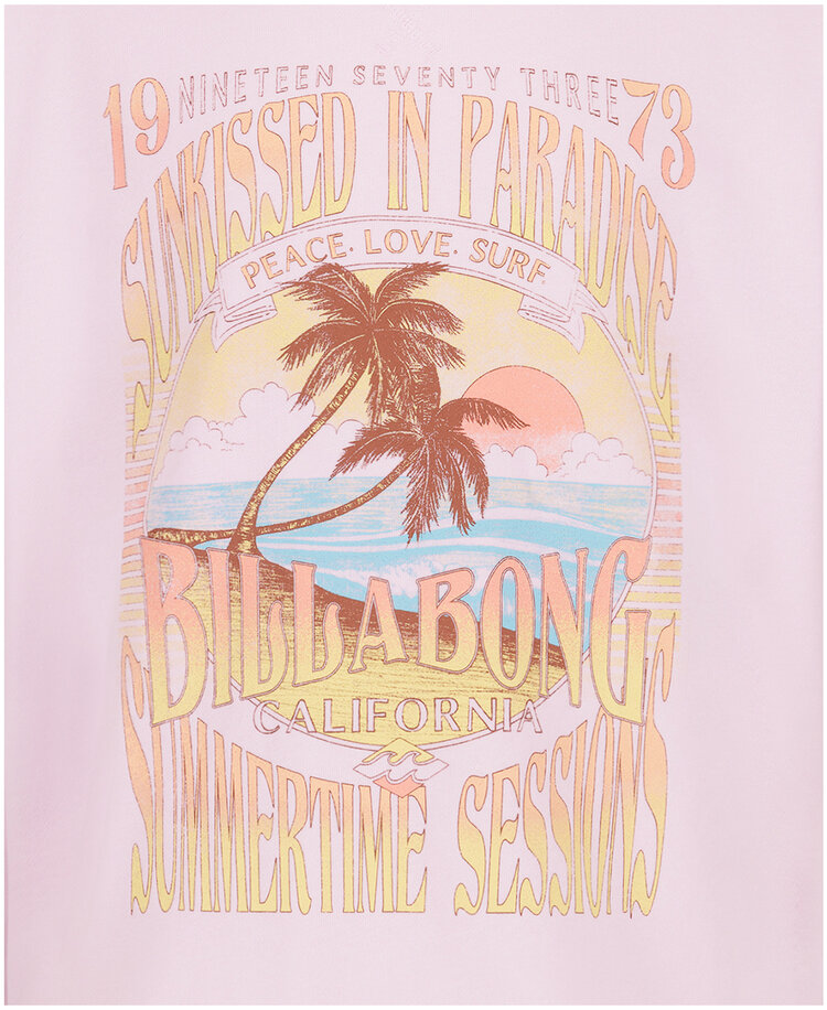 Billabong Billabong Making Waves Crewneck (Youth) | Lilac Snow