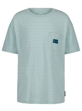 Quiksilver Quiksilver Textured Stripe Ss (Youth) | Blue Haze