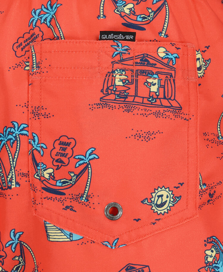 Quiksilver Quiksilver Everyday Mix Volley (Youth) | Hot Coral