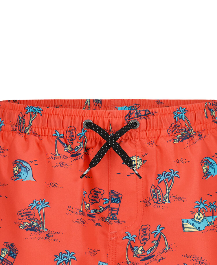 Quiksilver Quiksilver Everyday Mix Volley (Youth) | Hot Coral