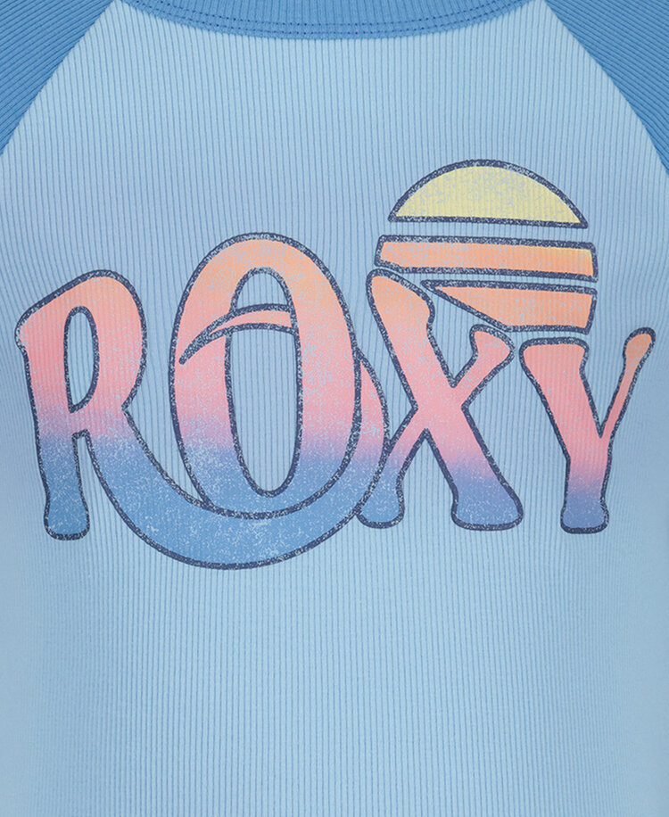 Roxy Roxy Sunset Baby Tee (Youth) | Airy Blue