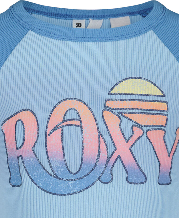 Roxy Roxy Sunset Baby Tee (Youth) | Airy Blue