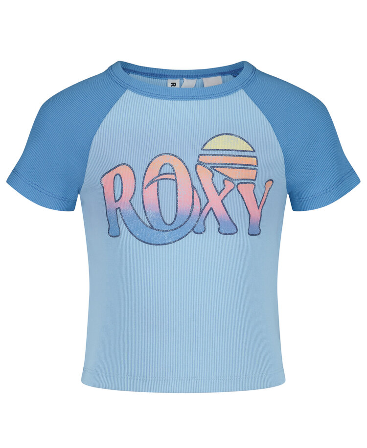 Roxy Roxy Sunset Baby Tee (Youth) | Airy Blue