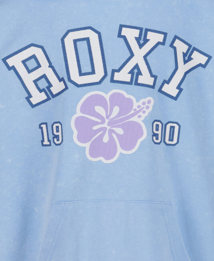 Roxy Roxy Aloha Oversized Hoodie (Youth) | Airy Blue