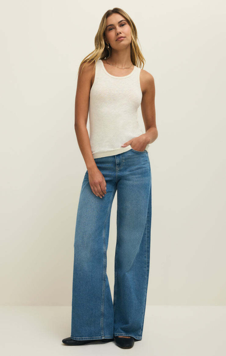 Z Supply Z Supply Classic Slub Scoop Tank | Cloud